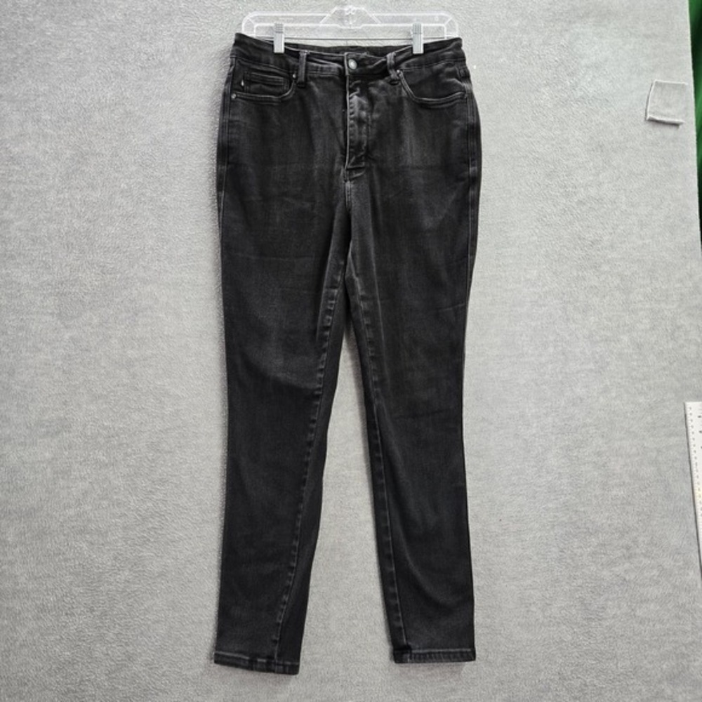 Judy Blue Women Jeans 13/31 Black Denim JB88757 Skinny 28" Inseam Cotton